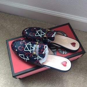 Brand new Gucci Ghost Princetown slippers size38